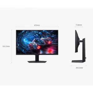 Samsung 27" Odyssey LS27FG702EEXXS G7 G70F Fast IPS 4K 180Hz/FHD 360Hz 1ms HDR10+ Freesync Dual Mode Ergonomic Gaming Monitor