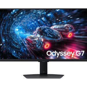 Samsung 27" Odyssey LS27FG702EEXXS G7 G70F Fast IPS 4K 180Hz/FHD 360Hz 1ms HDR10+ Freesync Dual Mode Ergonomic Gaming Monitor