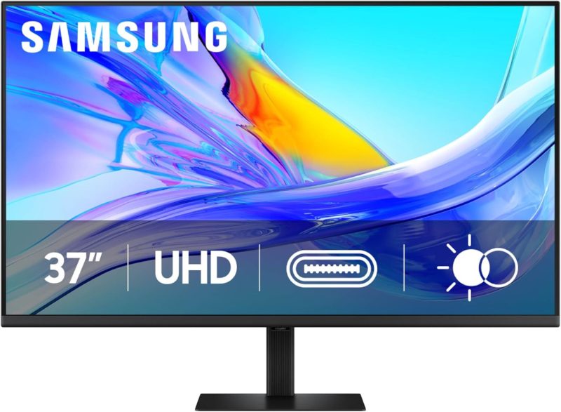 Samsung 37" Viewfinity LS37D802UAEXXS S8 S80UD 4KUHD HDR10 60Hz 5Ms LAN USB-C Ergonomic Monitor