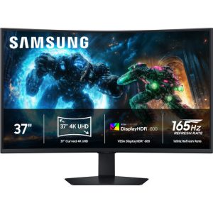 Samsung 37" Odyssey LS37FG752EEXXS G7 G75F VA 4K HDR10+ FreeSync 165Hz 1ms Ergonomic Curved Gaming Monitor