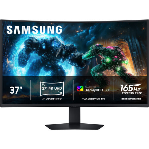 Samsung 37" Odyssey LS37FG752EEXXS G7 G75F VA 4K HDR10+ FreeSync 165Hz 1ms Ergonomic Curved Gaming Monitor