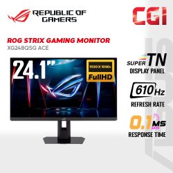 Asus 24.1" ROG Strix XG248QSG Ace Super TN FHD 610Hz 0.1ms ELMB 2 Display HDR400 Esports Gaming Monitor