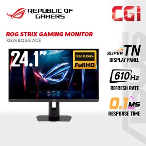 Asus 24.1" ROG Strix XG248QSG Ace Super TN FHD 610Hz 0.1ms ELMB 2 Display HDR400 Esports Gaming Monitor