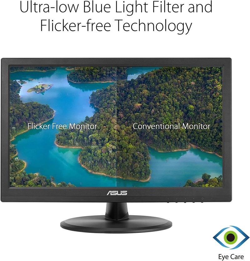 Asus 15.6" VT168HR 10-Point Touch TN WXGA 60Hz 5ms Eye Care Touchscreen Monitor