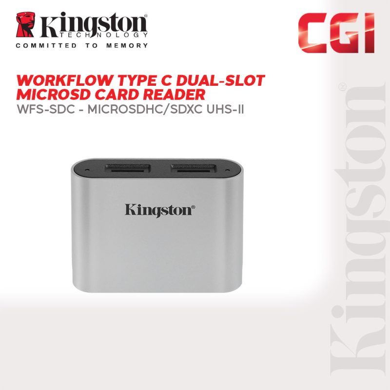 Kingston USB 3.2 Gen 1 Workflow microSD Reader - WFS-SDC