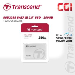 Transcend 2.5“ 250GB SSD225S  SATA III 6Gb/s SSD - TS250GSSD225S