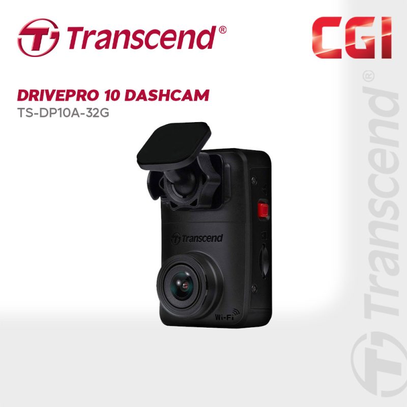 Transcend 2K QHD 1440P DrivePro 10 Dashcams with 32GB microSD - TS-DP10A-32G