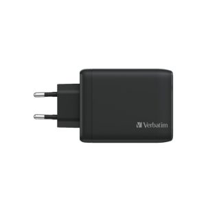 Verbatim 66545 4 Port 100W PD 3.0 & QC 3.0 GaN USB Charger - Black