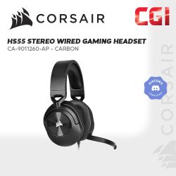 Corsair HS55 Stereo Wired Gaming Headset - Carbon (CA-9011260-AP)