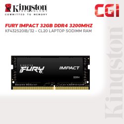 Kingston FURY 32GB 3200MHz DDR4 CL20 260-Pin SODIMM (KF432S20IB/32)