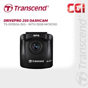 Transcend DrivePro 250 Dashcams with 32GB microSD,- TS-DP250A-32G