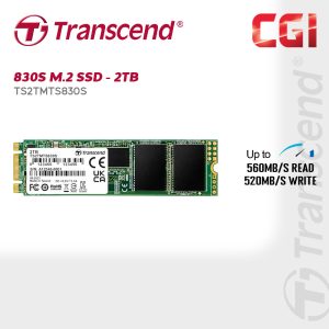 Transcend 2TB SATA III 6Gb/s 3D NAND M.2 2280 SSD - TS2TMTS830S
