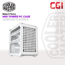Cooler Master Qube 500 Flatpack White Edition - Q500-WGNN-S00