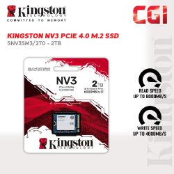 Kingston 2000G M.2.2230 NV3 PCIe 4.0 NVMe SSD - SNV3SM3/2T0