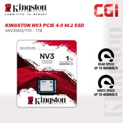 Kingston 1000G M.2.2230 NV3 PCIe 4.0 NVMe SSD - SNV3SM3/1T0