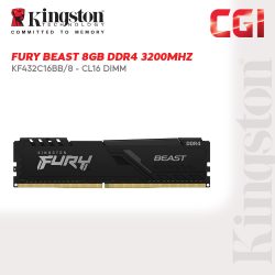 Kingston FURY Impact 8GB 1G x 64-Bit 3200MHz DDR4 DIMM (KF432C16BB/8)