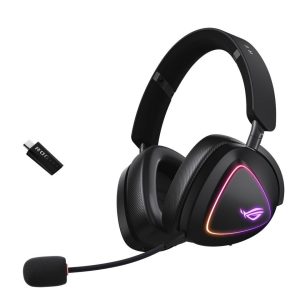 Asus A701 ROG Delta II Speednova Tri-Mode DualFlow Audio 10mm Super-Wideband Mic 110HR Battery Wireless Gaming Headset