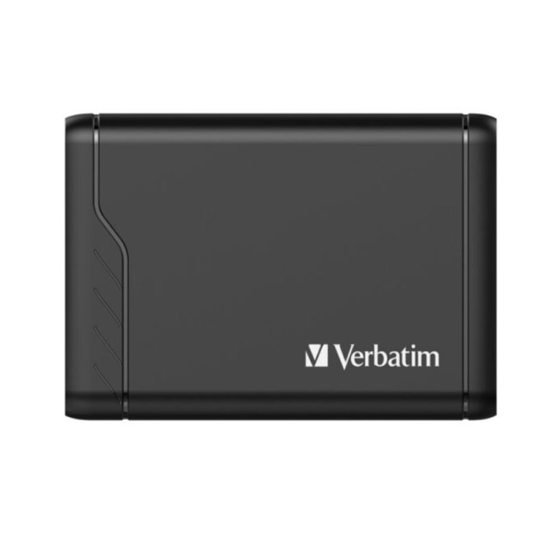 Verbatim 66402 4 Port 100W PD & QC 3.0 USB Charger - Black
