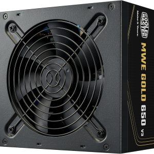 Cooler Master MWE Gold 650W V3 ATX 3.1 Non-Modular PSU - MPE-6502-ACAG-3BUK