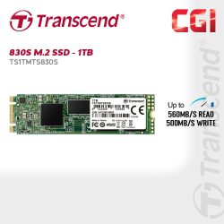 Transcend 1TB SATA III 6Gb/s 3D NAND M.2 2280 SSD - TS1TMTS830S