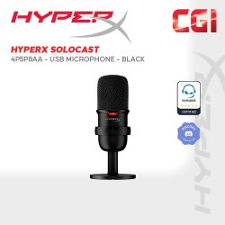 HyperX SoloCast USB Gaming Microphone For PC, PS4, MAC (HMIS1X-XX-BK/G)