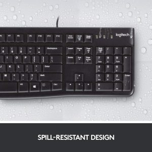 Logitech K120 Corded Plug-n-Play USB Keyboard