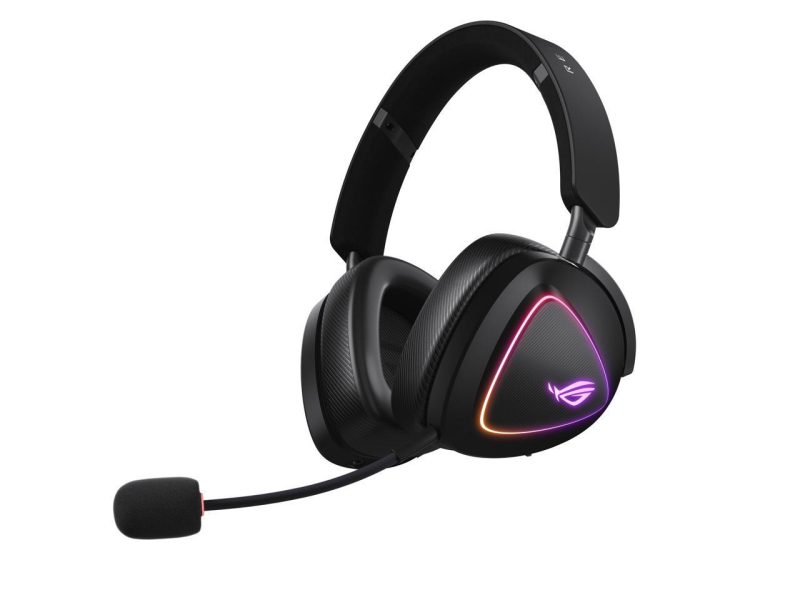 Asus A701 ROG Delta II Speednova Tri-Mode DualFlow Audio 10mm Super-Wideband Mic 110HR Battery Wireless Gaming Headset