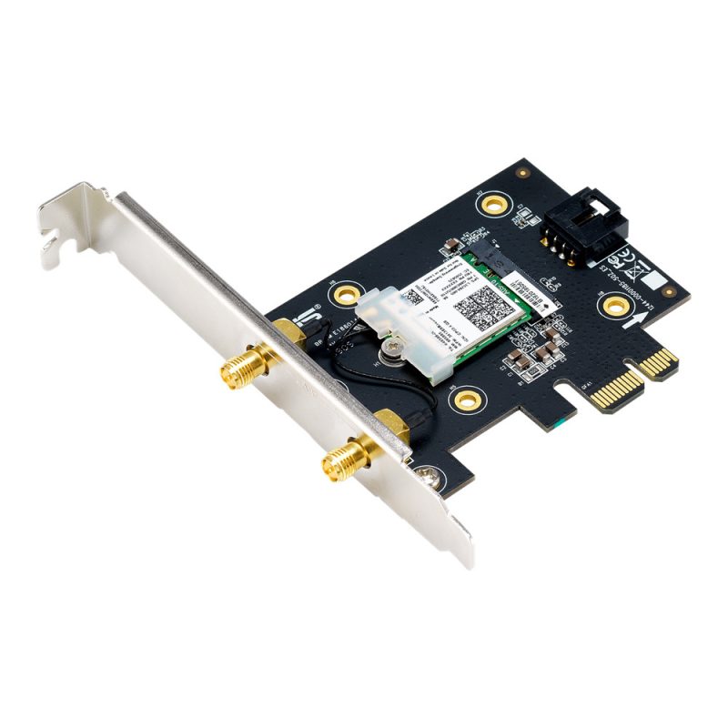 Asus PCE-AX3000 160MHz Bluetooth 5.0 OFDMA and MU-MIMO Dual Band PCI-E WiFi 6