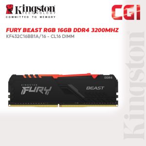 Kingston FURY 16GB 3200MHz DDR4 CL16 288-Pin DIMM (KF432C16BB1A/16)