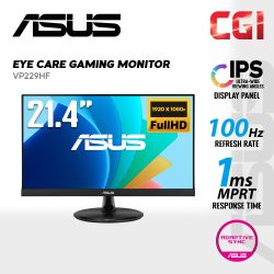 Asus 21.45" VP229HF IPS FHD Adaptive Sync 100Hz 1ms Eye Care Frameless Gaming Monitor
