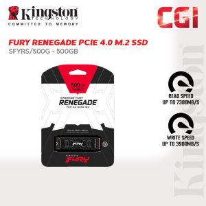 Kingston Fury 500G M.2 2280 PCIe 4.0 NVMe SSD (SFYRS/500G)