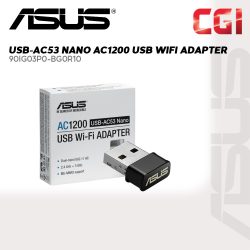 Asus USB-AC53 Nano AC1200 Dual-band USB Wi-Fi Adapter (90IG03P0-BG0R10)