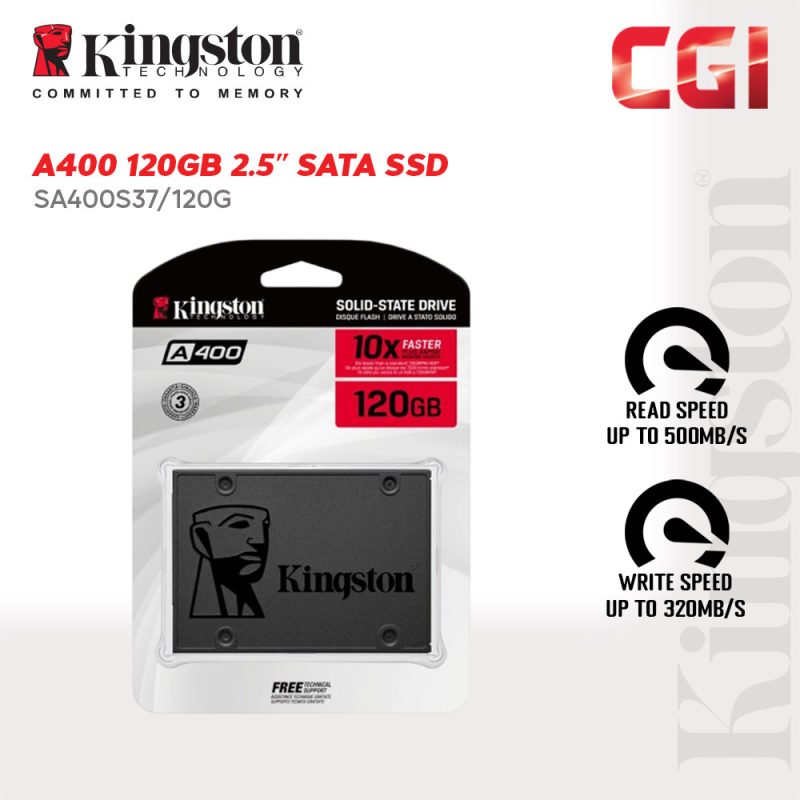 Kingston 120GB A400 SSD (SA400S37/120G)
