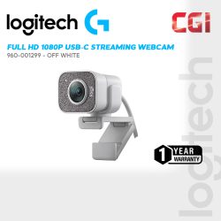 9bebac71d232891258a5eae47da71bbe.jpeg Logitech Streamcam Full HD 1080P USB C Streaming Webcam (960-001299) - Off White