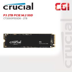 Crucial P3 2TB PCIe M.2 2280 SSD - CT2000P3SSD8
