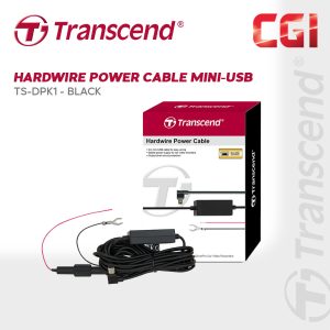 Transcend Hardwire Power Cable Mni-USB, Black - TS-DPK1
