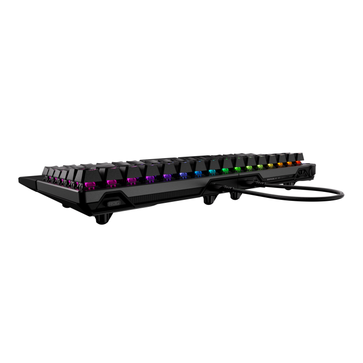 Aaus ROG Falcata M703 Tri-Mode 75% Split Design  ROG HFX V2 Magnetic Switch SpeedNova 8K Wireless Gaming Keyboard