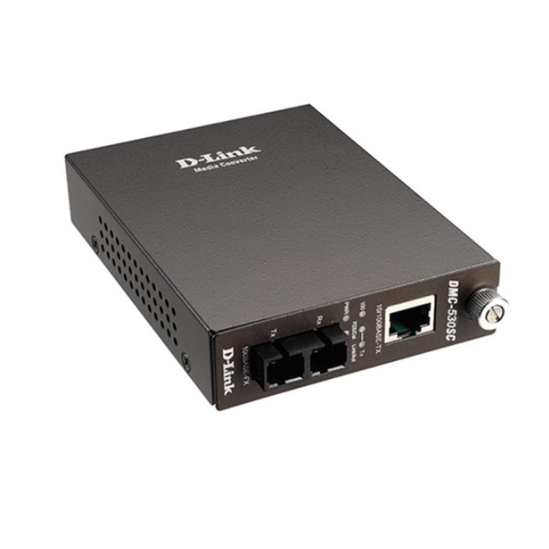 D-Link DMC-530SC 10/100Base-TX to 100Base-FX Media Converter (Singlemode 1310nm)