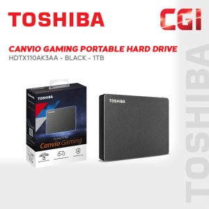 Toshiba Canvio Gaming USB 3.0 Portable Hard Drive - Sliver (1TB) HDTX110AK3AA