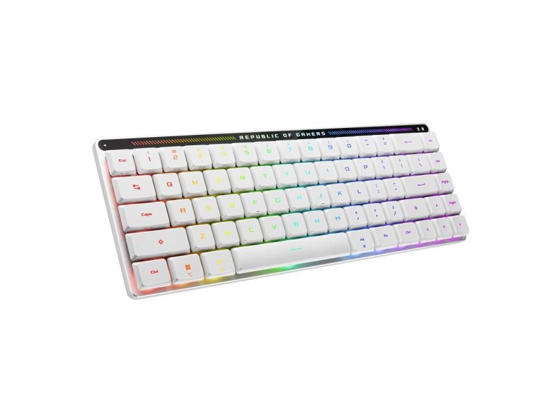 Asus M603 Blue Switch ROG Falchion RX Low Profile 65% Compact SpeedNova Wireless Tri-Mode Gaming Keyboard
