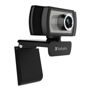 c5b8d535271bacd17fd0af5d5e032336.jpeg Verbatim 66614 Webcam Full HD 1080P with Built-in Microphone - Black/Silver