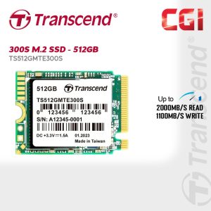 Transcend 512GB MTE300S NVMe PCIe Gen3 x4 SSD - TS512GMTE300S