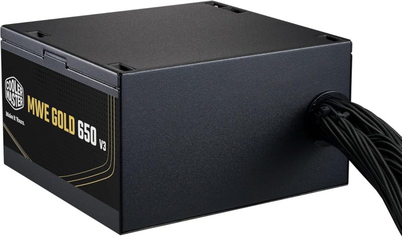 Cooler Master MWE Gold 650W V3 ATX 3.1 Non-Modular PSU - MPE-6502-ACAG-3BUK