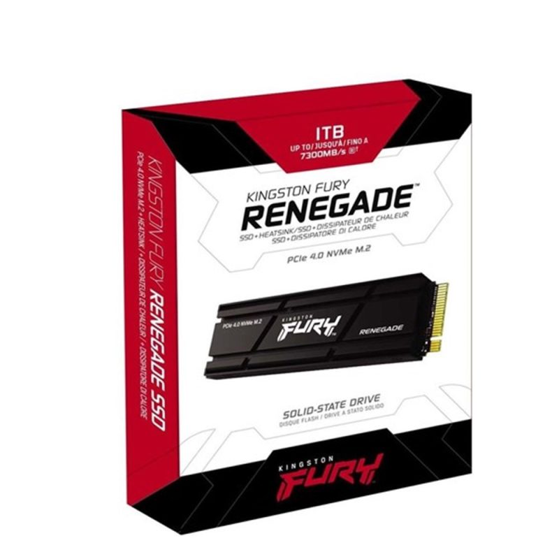 Kingston Fury Renegade PCIe Gen 4x4 M.2 2280 NVMe SSD - SFYRSK/1000G