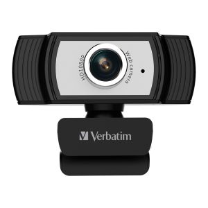 d033dc18d0215cee304a685c605caeb4.jpeg Verbatim 66614 Webcam Full HD 1080P with Built-in Microphone - Black/Silver