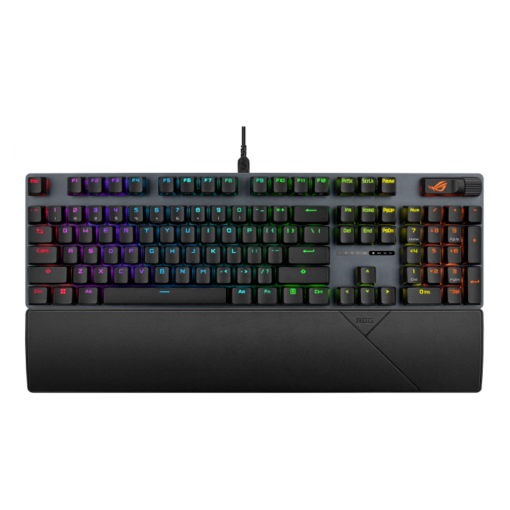 Asus XA14 ROG Strix Scope II X Mechanical Hot Swappable PBT / UV-Coated ABS Doubleshot Wired Gaming Keyboard
