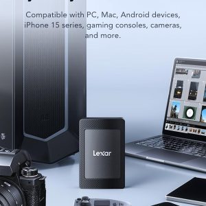 Lexar SL500 2TB Portable SSD 2000MB/s with Magnetic Set (Magsafe Compatible) - LSL500M002T-RNBNG