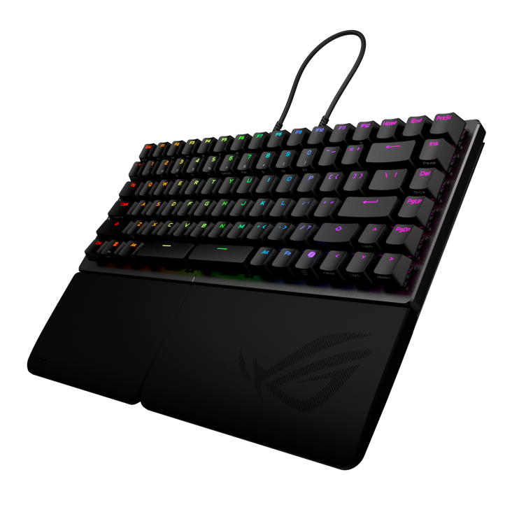 Aaus ROG Falcata M703 Tri-Mode 75% Split Design  ROG HFX V2 Magnetic Switch SpeedNova 8K Wireless Gaming Keyboard