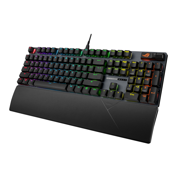 Asus XA14 ROG Strix Scope II X Mechanical Hot Swappable PBT / UV-Coated ABS Doubleshot Wired Gaming Keyboard