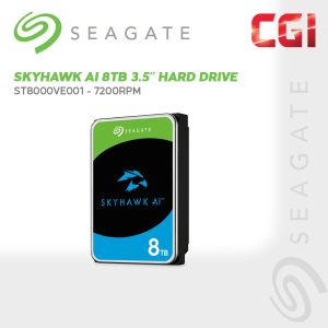 Seagate Skyhawk AI 8TB 6Gb/s 256MB 3.5" Internal Hard Drive - ST8000VE001
